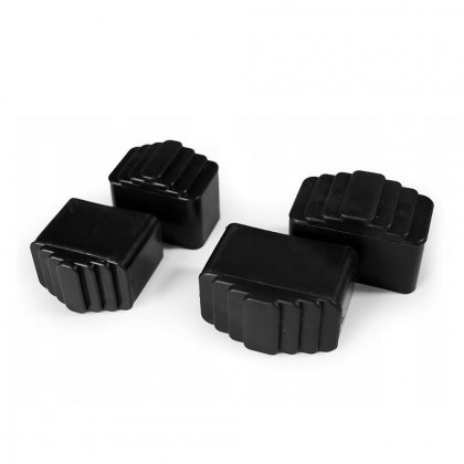 Sada žebříkových botek ALD, černá, 33x20mm - 2ks, 40x20mm - 2ks