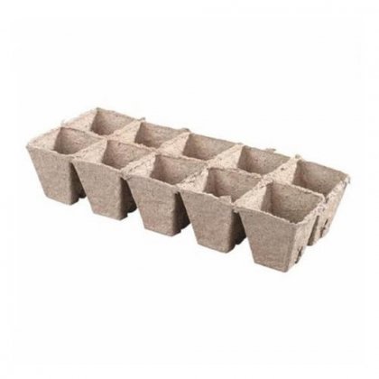 Sadbovač papírový 10 sazenic, 22x8x5,5cm bal. 3ks