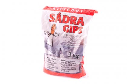 Sádra bílá, modelářská 3kg