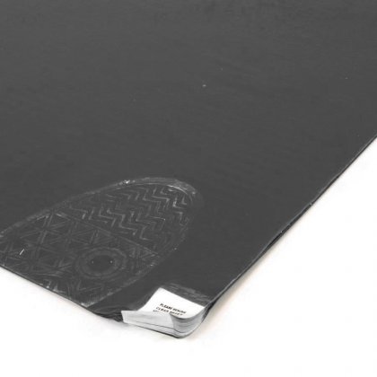 Šedá lepící dezinfekční antibakteriální dekontaminační rohož Antibacterial Sticky Mat, FLOMA - 45 x 115 cm - 60 listů