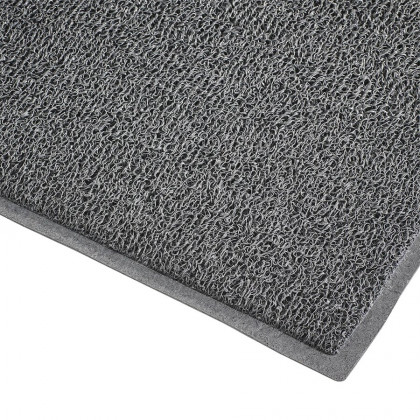 Šedá PVC protiskluzová vstupní rohož Wayfarer - 180 x 120 x 1,4 cm