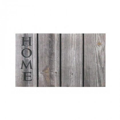 Šedá vnitřní čistící vstupní rohož FLOMA Home - 46 x 76 x 1 cm