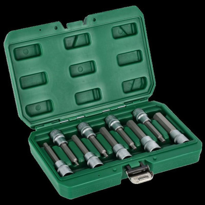 Šestihranné nástrčné klíče 100 mm, sada 9 prvků STALCO S011155100