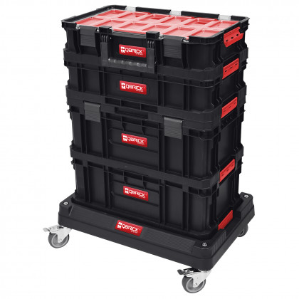 Set boxů Qbrick TWO Cart s podvozkem 7v1 | 595x395x825 mm