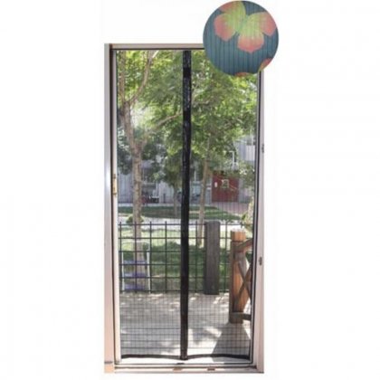 Síť proti hmyzu magnetická MDC 218x96cm, vzor motýl