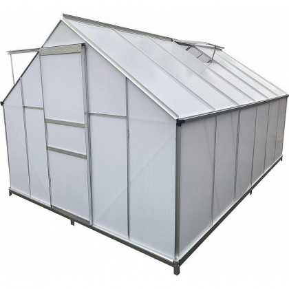 Skleník Greenhouse, Alu, PC 6 mm, 250x370x195 cm