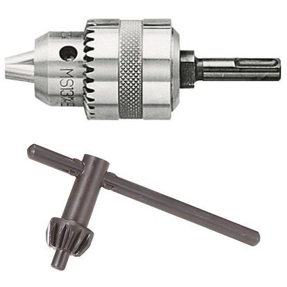sklíčidlo s ozubeným věncem komplet 1,5-13 mm, s adaptérem pro upnutí SDS-Plus