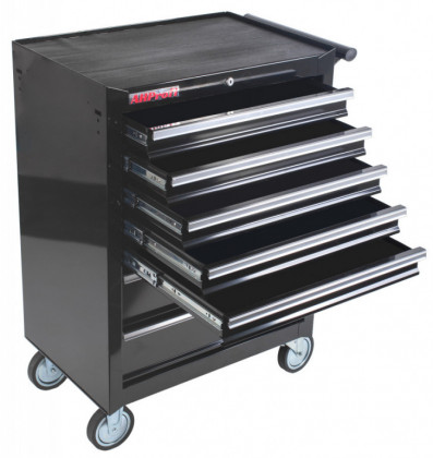 Skříň na nářadí pojízdná TBR4007U-X černá