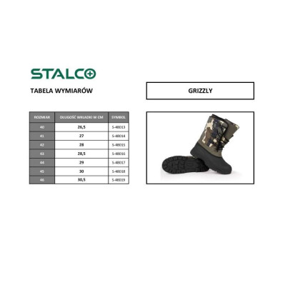 Sněhule GRIZZLY, 40 STALCO S-48013