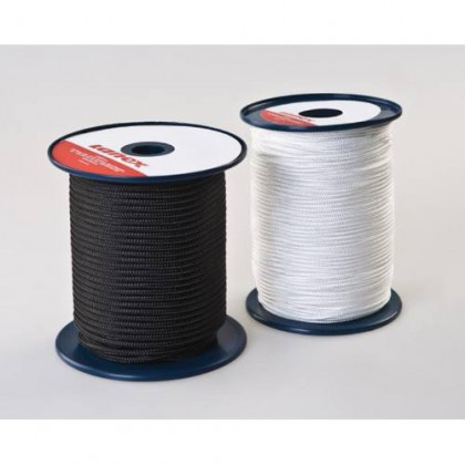 Šňůra pletená s jádrem PA 6 mm, 100 m, bílá, ENPRO