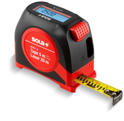 SOLA - METEC digitální svinovací metr s laserovým dálkoměrem