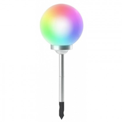 Solárni lampa 4x LED měnící barvy (modrá, červená, zelená), 30x73cm
