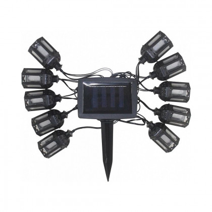 Solární řetěz Garden, 10xLED, 1,8+2m