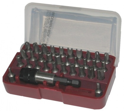 Souprava bitů 1/4" Securi-Bit-Box /25mm 33ks