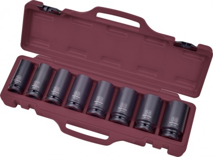 Souprava nástavců 3/4" 26-38mm prodloužené IMPACT 8ks