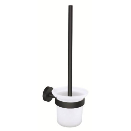 Souprava WC štětka s držákem, Moon Black,TESA