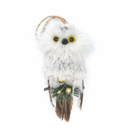 Sova MagicHome, bílá, 18x8x6cm