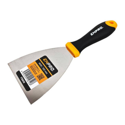 Špachtle nerez, 100 mm, gumová rukojeť, ENPRO