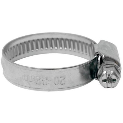 Spona hadicová 9 mm, 12 - 20 mm, pozinkovaná ocel W1, 2 ks balení