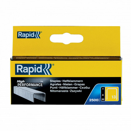 Spony Rapid č. 13/4mm, krabička, 2500ks