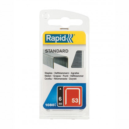 Spony Rapid č. 53, 6mm, standard, 1080ks