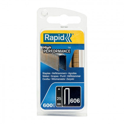 Spony Rapid č. 606, 25mm, 600ks