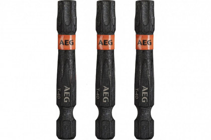 Šroubovací bit TX40 50mm AEG, sada 3ks