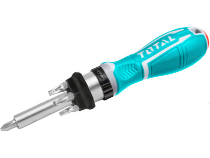 Šroubovák řáčnový, 8 v 1, CrV, industrial, CrV
