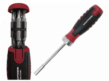 Šroubovák ráčnový s bity 12v1 PROFI Line