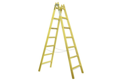 Štafle dřevěné PROFI, 7 příček, L = 226,5 cm