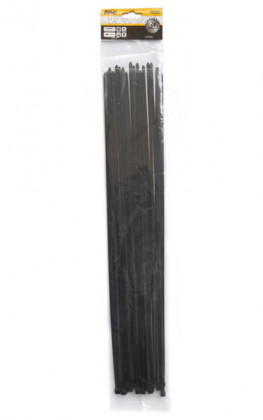 Stahovací pásky 4,8x500mm černé - 25 ks