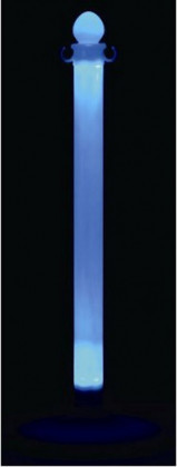 Stojan k ohrazení LED modrá