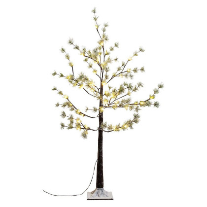 Stromeček MagicHome Borovice, 48xLED teplá bílá, jednoduché svícení, 120cm