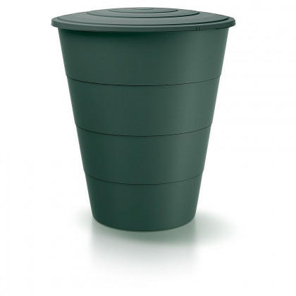 Sud na dešťovou vodu SMOOTH tm. zelený 210l