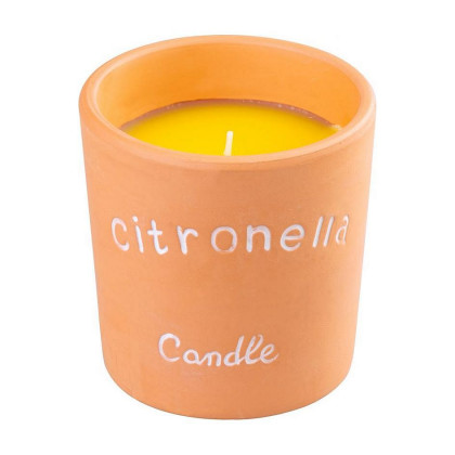 Svíčka Citronella 185g, terracotta