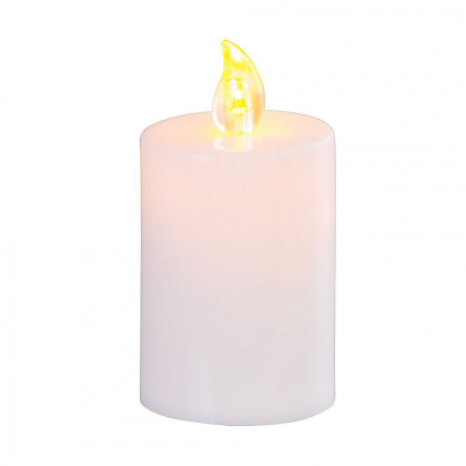 Svíčka MagicHome TG-52, LED, na hrob, bílá, 2xAA, 5,5x10,5cm, (součást 2xAA)