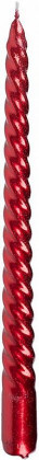 Svíčka spirálová MagicHome červená, 25cm, bal. 2ks