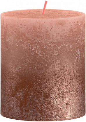 Svíčka válec bolsius Rustic Sunset Creamy Caramel+Copper, 68x80mm
