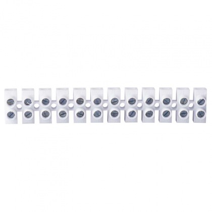 Svorkovnice 12x4,0 mm bílá, 1ks