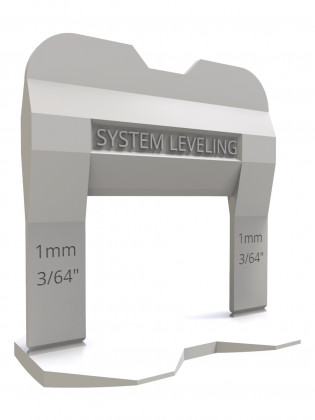 System Leveling - spony 1mm (100 ks)