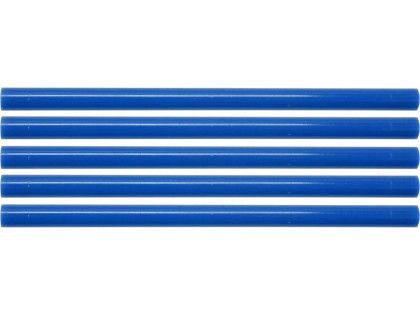Tavné lepící tyčinky 11 x 200 mm, modré, 5 ks