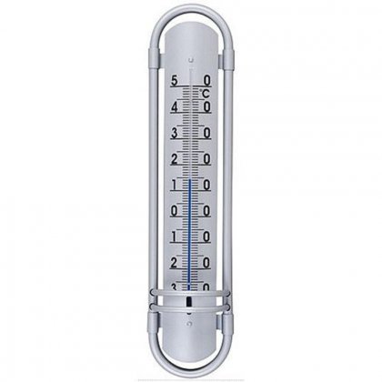Teploměr 380x88x35mm ALU