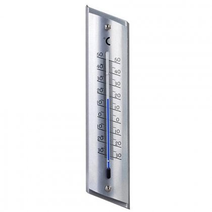 Teploměr STEEL 230x53x16mm