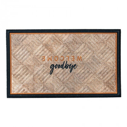 Textilní gumová čistící vnitřní vstupní rohož FLOMA Lima Seagrass - 45 x 75 cm