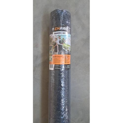 Tkanina stínící HDPE, 150 g/m2, UV stabilní, 2 x 10 m, antracit, ENPRO