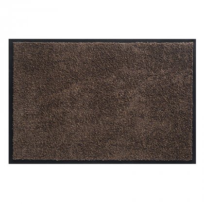 Tmavě hnědá vnitřní vstupní čistící pratelná rohož Watergate - 40 x 60 cm