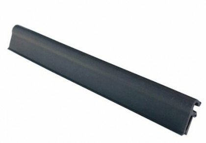 Tmavě šedý plastový plotový úchyt - délka 19 cm - 10 ks