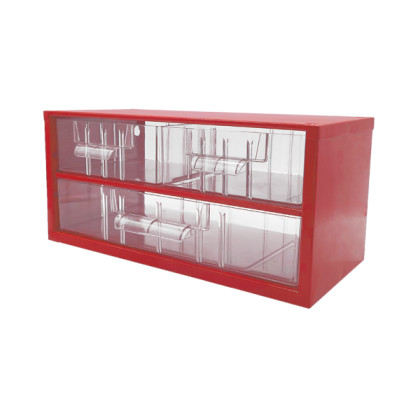 TOKOZ - Zásuvkový organizér 03 / 2M, 1L - RAL 3002 - Červená