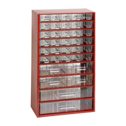 TOKOZ - Zásuvkový organizér 12 / 30S, 4M, 2L - RAL 3002 - Červená