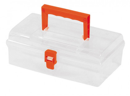 TOOD - Plastový kufr 10" 250x150x90mm - transparentní